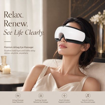Smart Heated Eye Massager Rechargeable