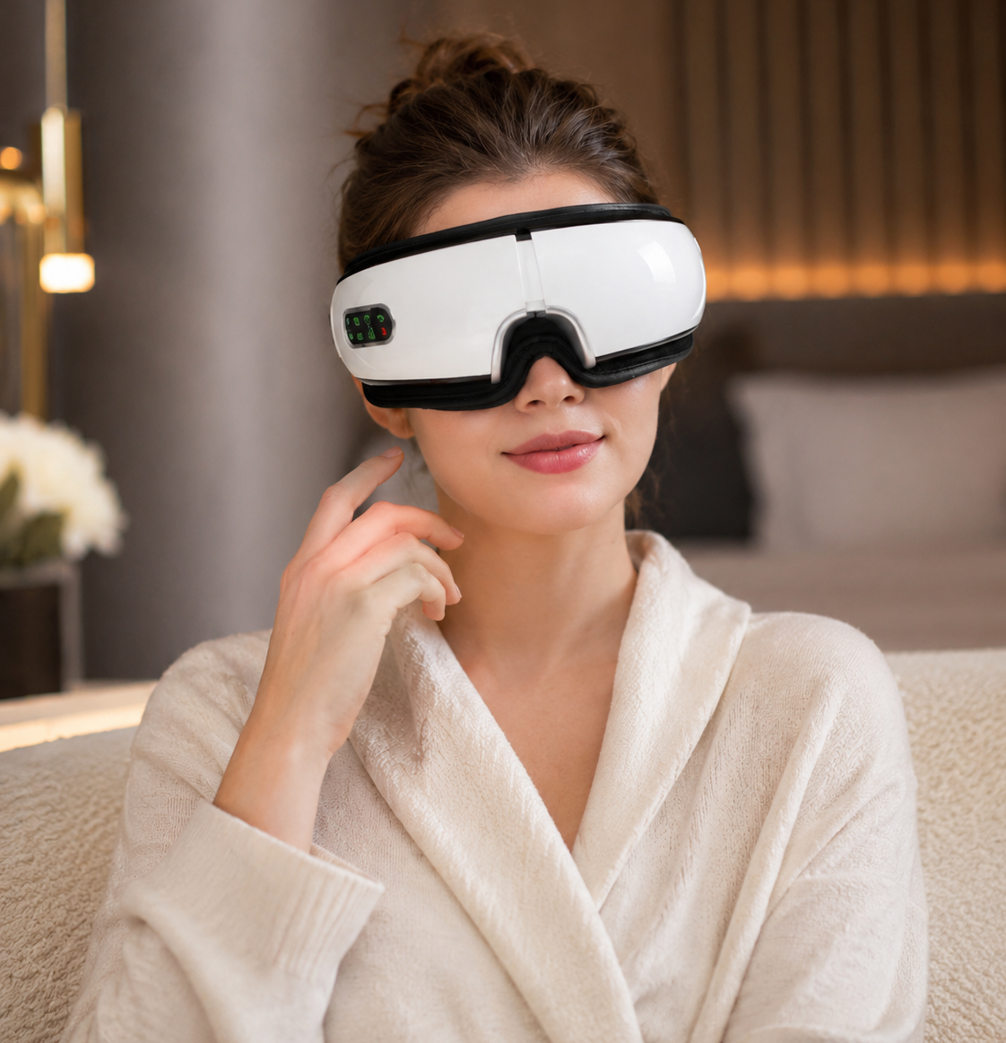 Smart Heated Eye Massager Rechargeable